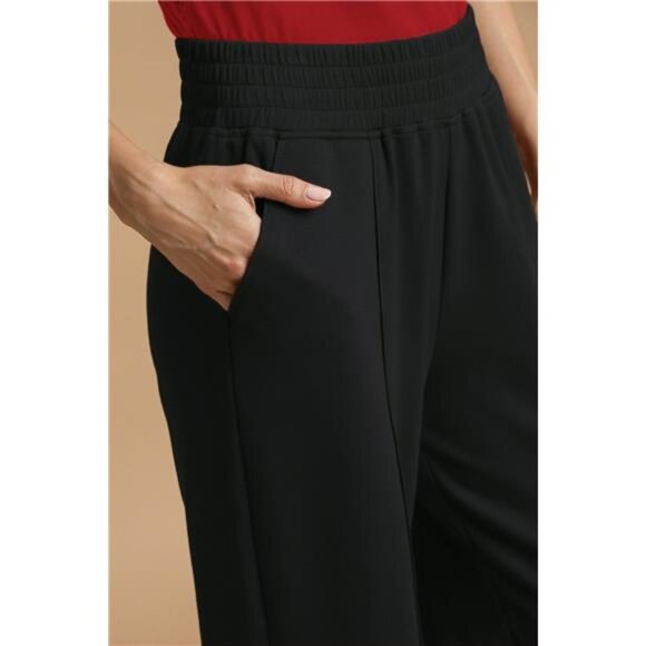 ✨NWT Umgee Drawstring Jogger Pants‎ with Front Seam Detail - Picture 2 of 3